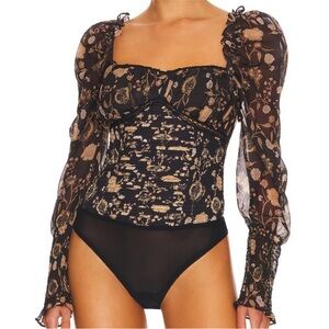 Free People - Brunch Date Bodysuit NWT